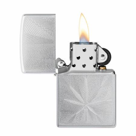 Feuerzeug ZIPPO - CANNABIS SATIN CHROME