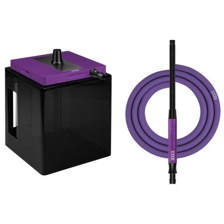 Fajka Wodna Hoob Atom Royal Purple X Black X Bk