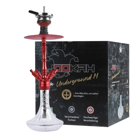 Wasserpfeife Jookah Underground M - Red
