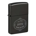 Feuerzeug ZIPPO - BLACK ZIPPO DESIGN