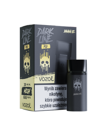 Nachfüllung Dark Line Pod 2ml - Banana Ice 20mg