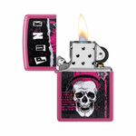 Feuerzeug ZIPPO - PINK PUNK SKULL