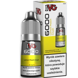 Liquid IVG 6000 Nicotine Salt 10ml - Lemon Peach Crush 20mg