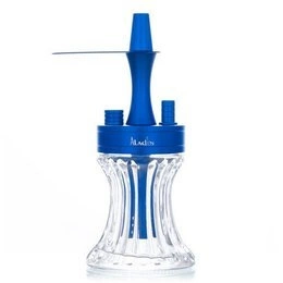 Waterpipe Aladin 2Go Alu Blue + Case
