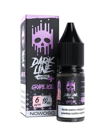 E-liquid Dark Line Nicotine+ 10ml - Grape Ice 06mg
