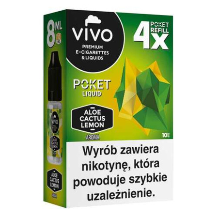 Liquid Vivo Poket - Aloe Cactus Lemon 10mg (8ml)