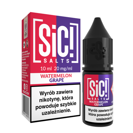 Liquid SIC! Salt 10ml - Watermelon Grape 20mg