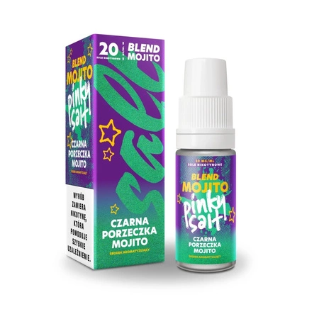 Liquid Pinky Salt 10ml - Czarna Porzeczka Mojito 20mg