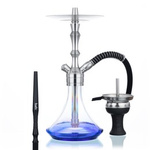 Wasserpfeife Aladin MVP 360 Silver Clear Blue