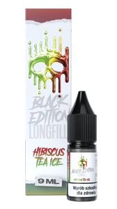 Longfill Dark Line Black Edition 9ml - HIBISCUS TEA ICE