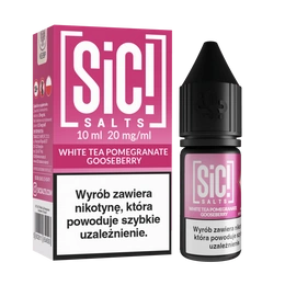 E-Liquid SIC! Salt 10ml - White Tea Pomegranate Gooseberry 20mg