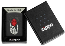 Lighter ZIPPO - LOVE POSITIVITY BLACK MATTE