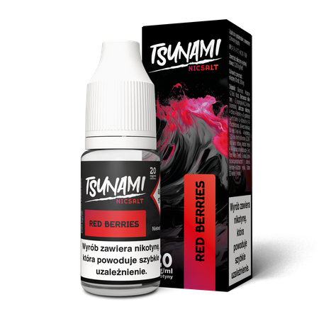 Liquid Tsunami Salt 10ml - Red Berries 20mg