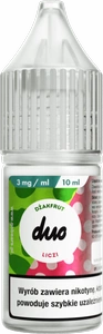 Liquid DUO 10ml - Dżakfrut Liczi 3mg