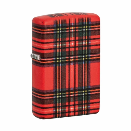 Zapalniczka ZIPPO - RED PLAID MATTE