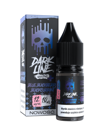 Liquid Dark Line Nicotine+ 10ml - Blue Blackberry Blackcurrant 12mg