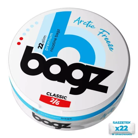 Woreczki Nikotynowe Bagz Arctic Freeze 2/6 CLASSIC