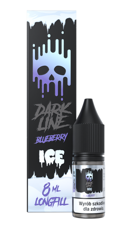 Longfill Dark Line Ice 8ml - Blueberry