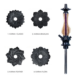 Hookah Stem Karma 3.0 Mini Stripe Violet