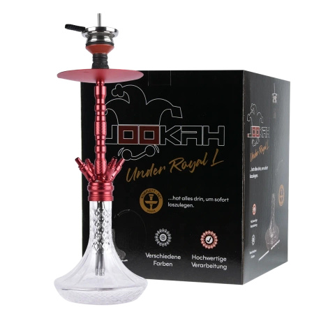 Wasserpfeife Jookah Under Royal L - Red