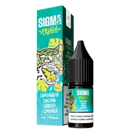 E-liquid Sigma Fresh Salt 10ml - Lemoniada Zielone Jabłko Limonka 20mg