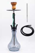 Wasserpfeife Y.K.A.P. Neo Mod Green + Grey Drop