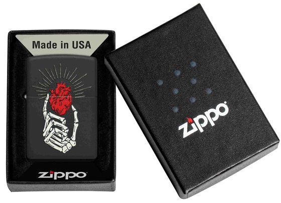 Zapalniczka ZIPPO - LOVE POSITIVITY BLACK MATTE
