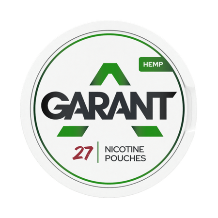 10 X Nikotinbeutel GARANT (Grant) Regular - Hemp 25mg