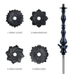 Hookah Stem Karma 0.0 Black