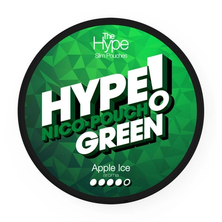 Woreczki Nikotynowe Hype Green - Apple Ice 4/5