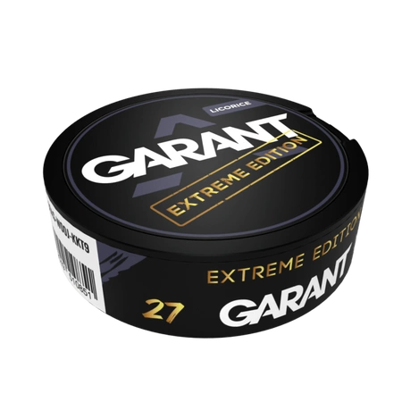Nicotine Pouche GARANT (Grant) Extreme - Licorice 50mg
