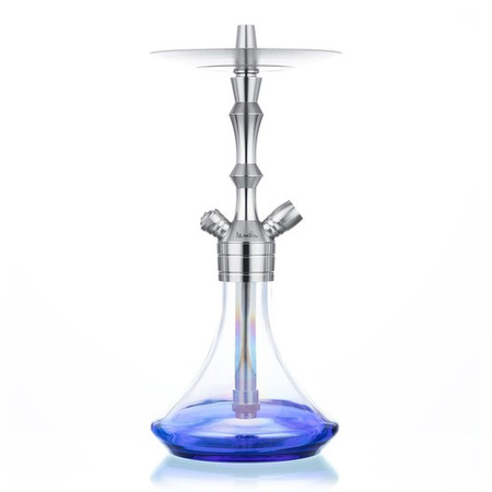 Wasserpfeife Aladin MVP 360 Silver Clear Blue