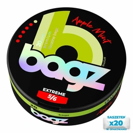 Nicotine sachets BAGZ Apple Mint 5/6 EXTREME