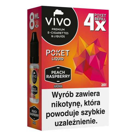 Liquid Vivo Poket - Peach Raspberry 20mg (8ml)