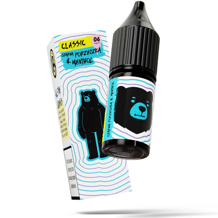 Liquid GO BEARS Classic 10ml - Czarna Porzeczka Menthol 06mg