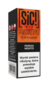 E-Liquid SIC! NIC 8ml - Papaya Mojito 6mg