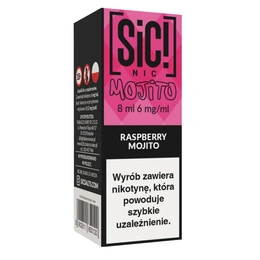 E-Liquid SIC! NIC 8ml - Raspberry Mojito 6mg