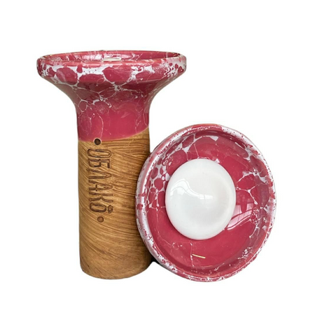 Kopf Oblako Flow - White on Crimson