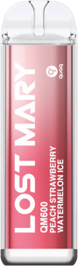 E-papieros Jednorazowy Lost Mary QM600 - Peach Stawberry Watermelon Ice 20mg