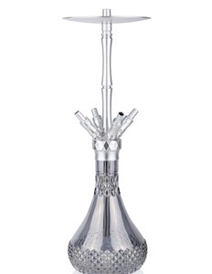 Fajka Wodna WD Hookah Alu Black A41A-7 Grey