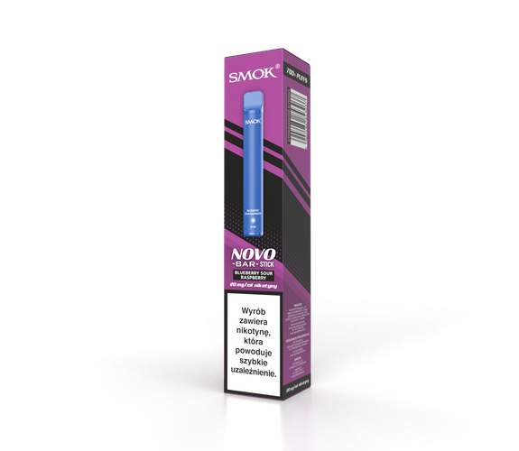 E-papieros Jednorazowy SMOK Stick Blueberry Sour Raspberry 20mg ...