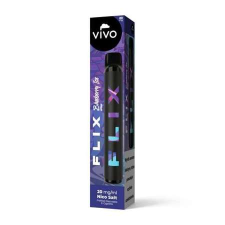 E-papieros Jednorazowy VIVO FLIX 700 - Blueberry Ice 20mg