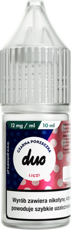 Liquid DUO 10ml - Czarna Porzeczka Liczi 12mg