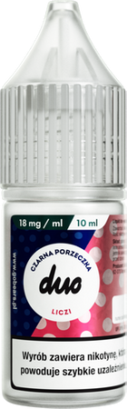 Liquid DUO 10ml - Czarna Porzeczka Liczi 18mg