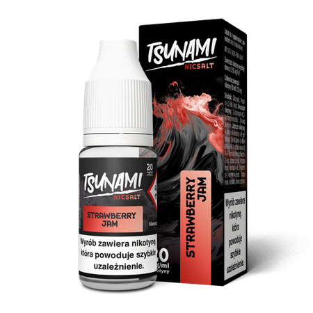 Liquid Tsunami Salt 10ml - Strawberry Jam 20mg