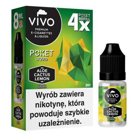 Liquid Vivo Poket - Aloes Cactus Lemon 20mg (8ml)