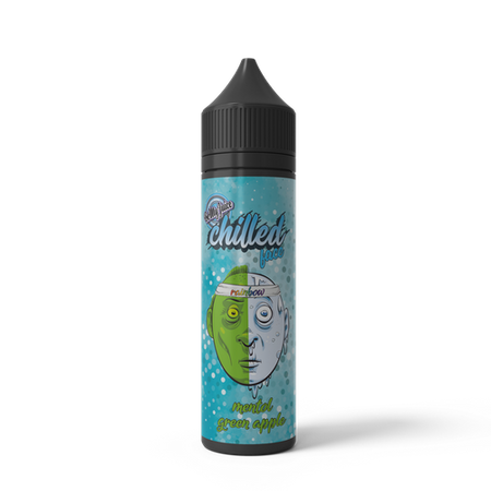 Longfill Chilled Face Rainbow 10/60 - Menthol Green Apple