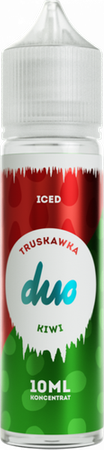 Longfill DUO ICED 10ml/60ml - Truskawka / Kiwi