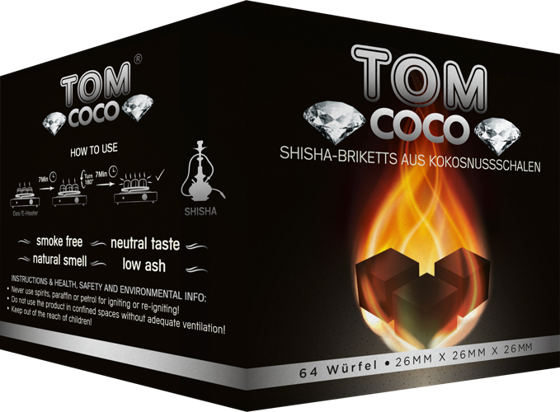 Węgiel do shishy kokosowy Tom Cococha Diamond 1kg