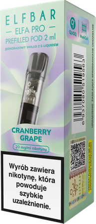 Wkład ELFBAR Elfa Pro Pod Cranberry Grape 20mg 2ml